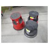 Lot - (3) Step Stools