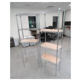Lot - (2) Uline 12' x 24' Wire Racks