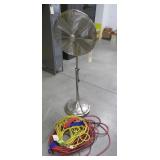 Lot - Commercial Fan & Extension Cords