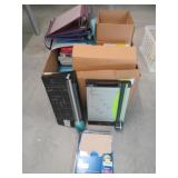 Lg. Box - Binders, Paper Cutters, Etc.