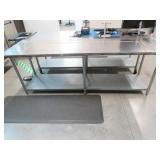 30' x 96' x 36' SS Worktable