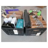 Lot - Clipboards, Hole Punches, Shelf Lines, Etc.