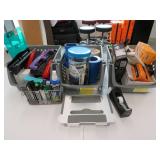 Lot - (3) Bins of Misc. Office Supplies