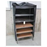 (1) Uline Rolling Cart w/ Cover
