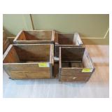 Lot - (5) Misc. Wooden Crates