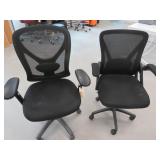 Lot - (2) Mobile Office Chairs