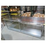30' x 96' x 34' SS Worktable