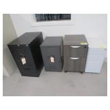 Lot - (4) Misc. 2-Drawer File Cabinets