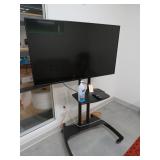 LG 50' TV w/ Portable Cart
