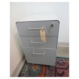 3-Drawer Mobile File Cabinet