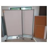 Lot - (2) Portable  Whiteboards & (2) Misc.