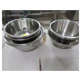 Lot -SS Bowls, Colanders, Etc,