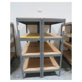 Lot - (2) Uline 24' x 60' Storage Racks