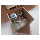 Lot - Glass Dispensers, Vases, Etc.
