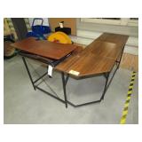L-Shaped Desk w/ Riser