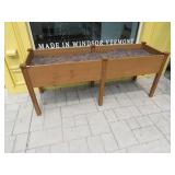Lot - (2) 22' x 72' Wooden Planters