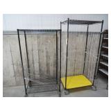 Lot - (2) Uline 24' x 36' Rolling Stock Carts