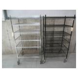 Lot - (2) Uline 24' x 36' Rolling Stock Carts