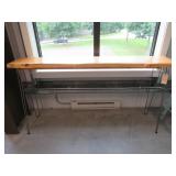 16' x 78' x 43' Wooden Bar Table