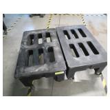Lot - (2) MasonWays 2' x 3' Rolling Dunnage Racks