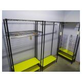 Lot - (3) Uline Storage Racks (No Wheels)