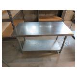 24' x 48' x 28' SS Worktable