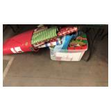 GROUP OF GIFT BAGS & WRAPPING PAPER