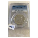 1960 PCGS PR66 SILVER FRANKLIN HALF DOLLAR