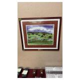 FRAMED PRINT ' OLD BOZEMAN A KIDS EYE VIEW'