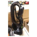 CARVED WOODEN SCULPTURE