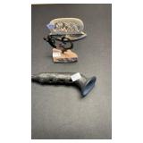 VINTAGE HANDMADE MEXICAN FLUE, ZUNI FETISH &