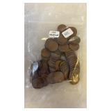 100 WHEAT PENNIES