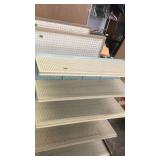 ADJUSTABLE METAL SHELF & 3 PEG BOARD RACKS