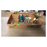 BX OF CORDS & BX OF MISC COLLECTIBLES