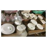 4 + BX OF COMMERCIAL STONEWARE DISHES