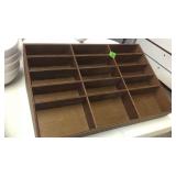 FISHING FLY WOOD ORGANIZER