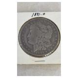 1891-O MORGAN SILVER DOLLAR