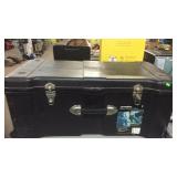 POLY STORAGE TRUNK W/ AIR MATTRESS ? INSIDE