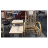 RATAN ROCKER & END TABLE
