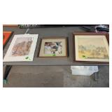 SIGNED WATERCOLOR, PRINT & OTHER PRINT