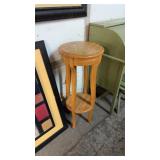 OAK PLANT STAND, 33' TALL