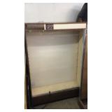 2 ADJUSTABLE SHELEF DISPLAY CASES