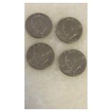 4 EISENHOWER DOLLARS