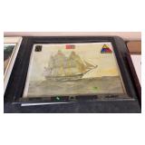 FRAMED SHIP PICTURE