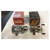 WARD'S MODEL 69 LEVEL WIND CASTING REEL & BRONSON