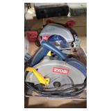 2 CORDED 7 1/4' CIRCULAR SAWS