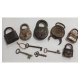 PADLOCK & VTG KEY ASSORTMENT