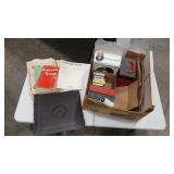 MUSIC STORAGE & 8 TRACS ASSORTMENT