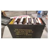 133 ROUNDS OF 308 WIN AMMO IN AMMO CAN