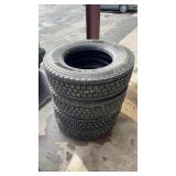 4 CONTINENTAL HDL2 DL 275/80 R22.5 TIRES